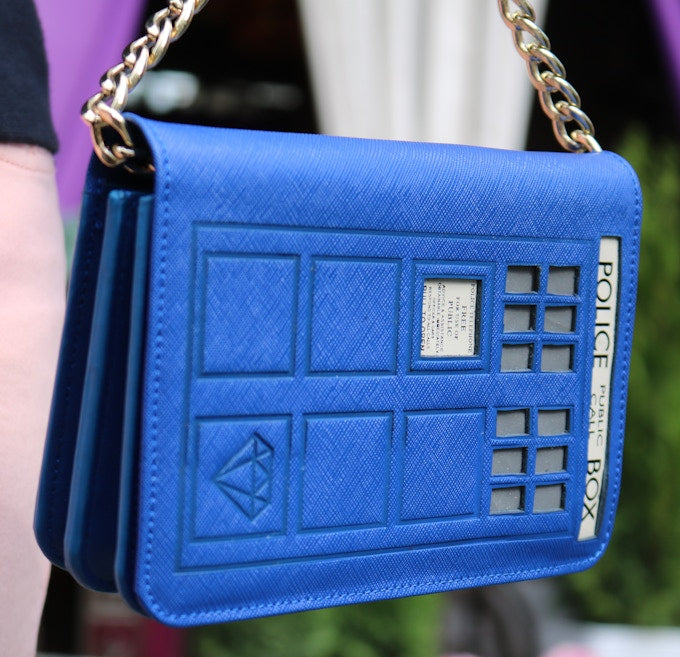 Blue Luxe Saffiano Tardis