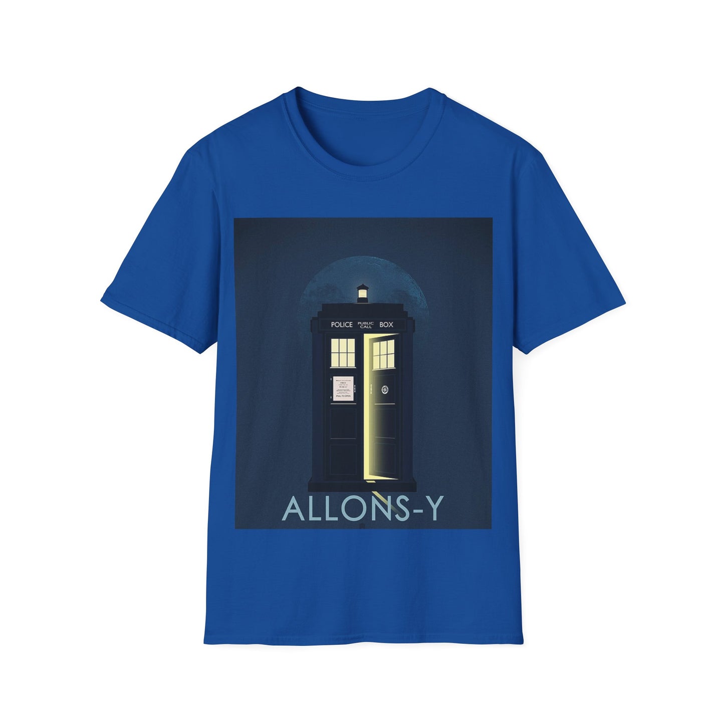 Doctor Who Tardis Allonsy Unisex Softstyle T-Shirt