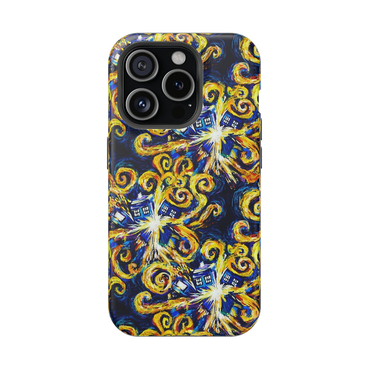 New iPhone 15 MagSafe Tough Cases Van Gogh Tardis