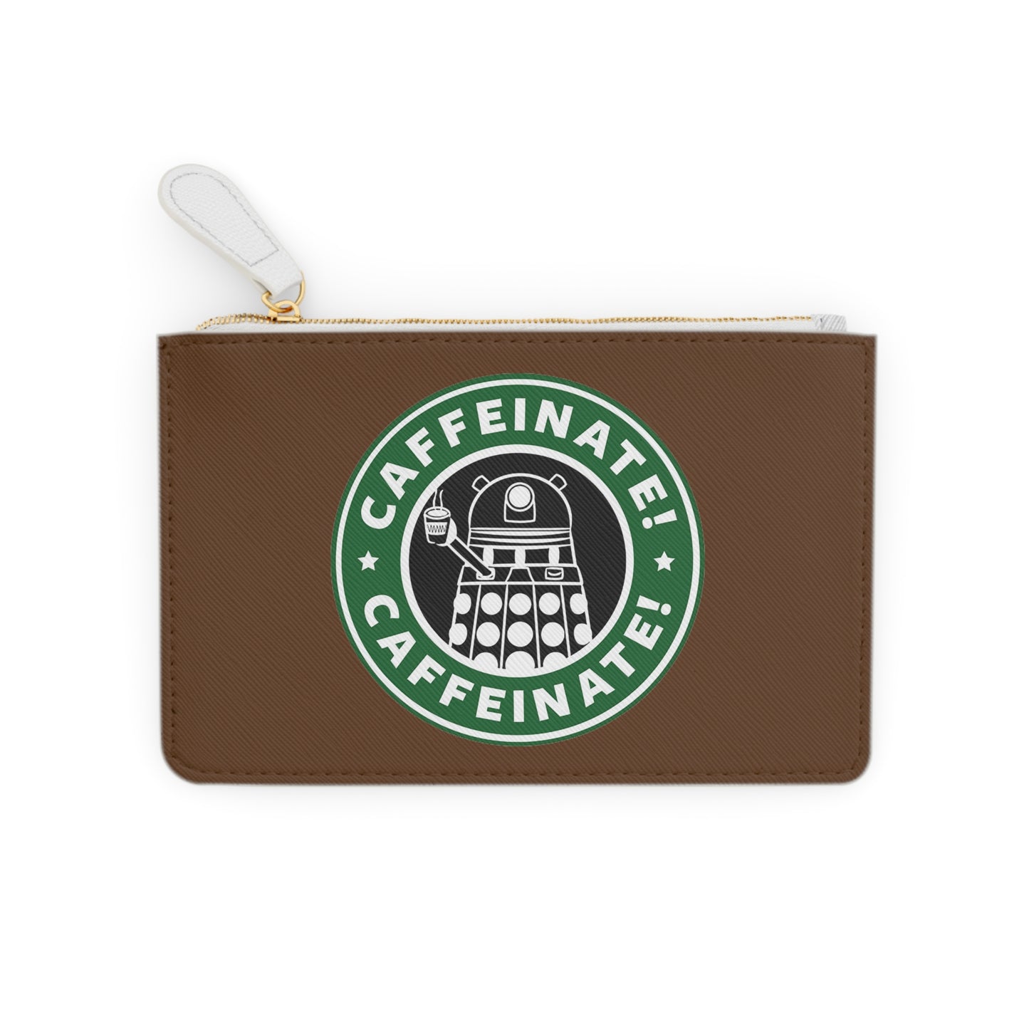 Cafe Espresso Tardis Mini Clutch Bag