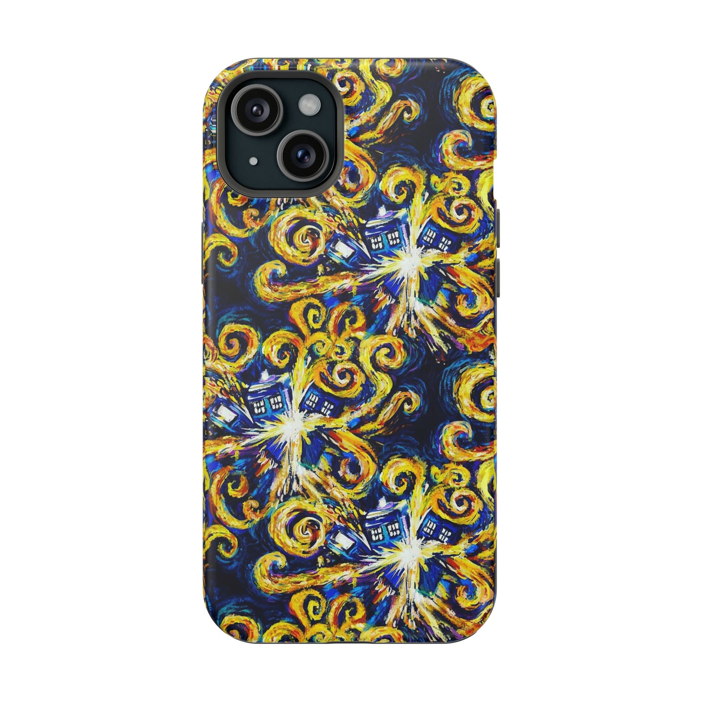 New iPhone 15 MagSafe Tough Cases Van Gogh Tardis