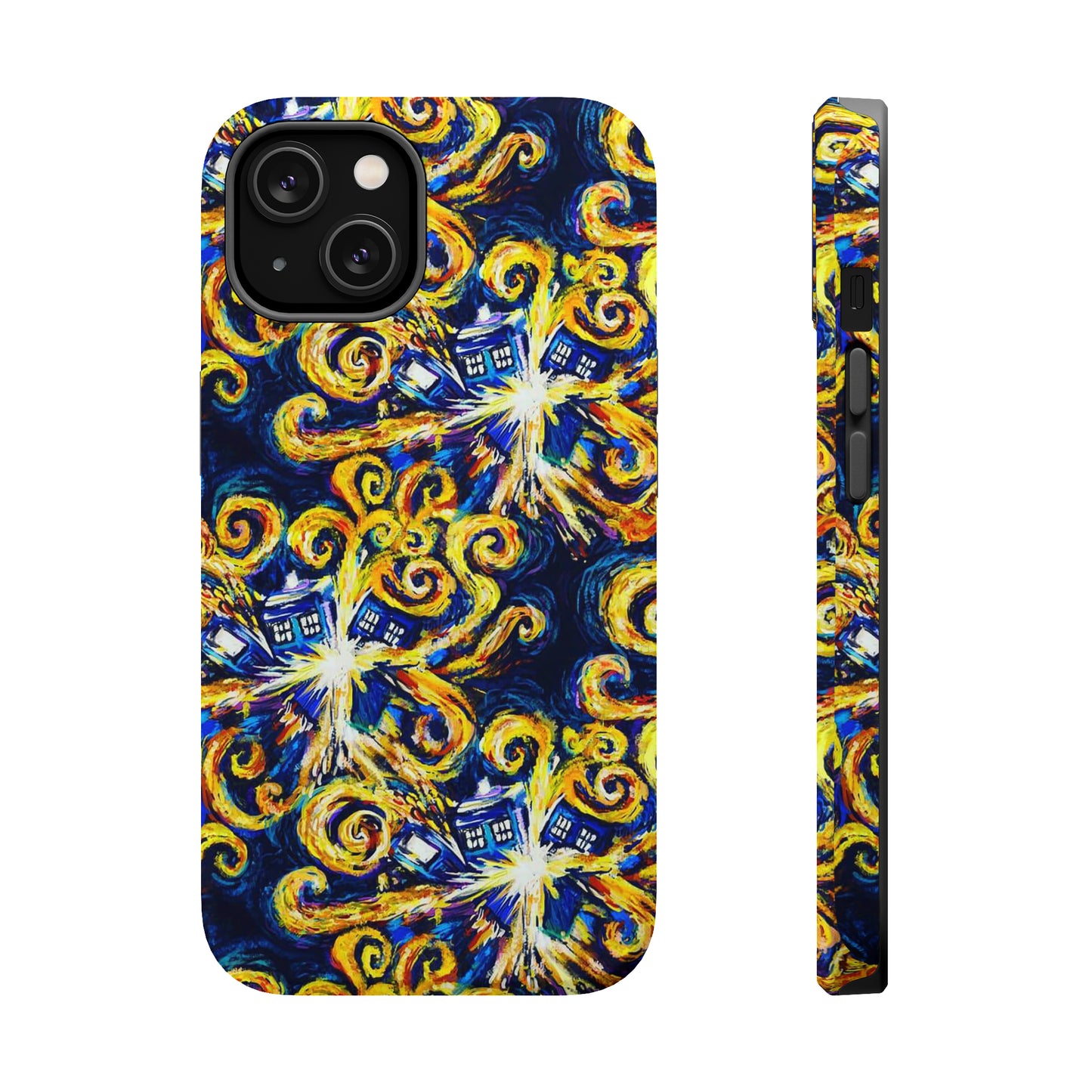 New iPhone 15 MagSafe Tough Cases Van Gogh Tardis