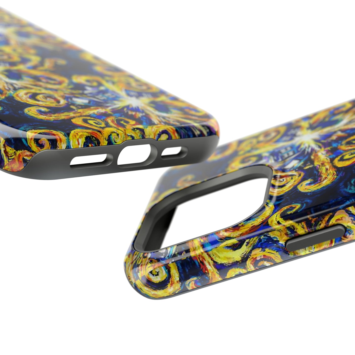 New iPhone 15 MagSafe Tough Cases Van Gogh Tardis