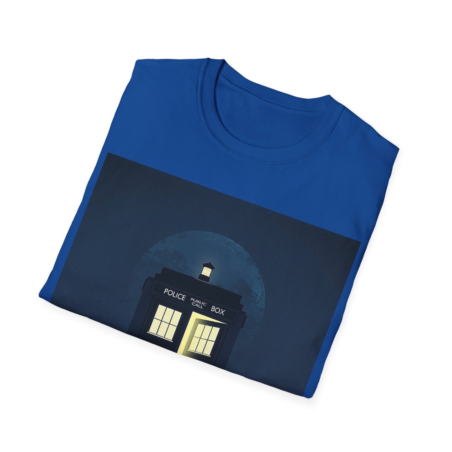 Doctor Who Tardis Allonsy Unisex Softstyle T-Shirt