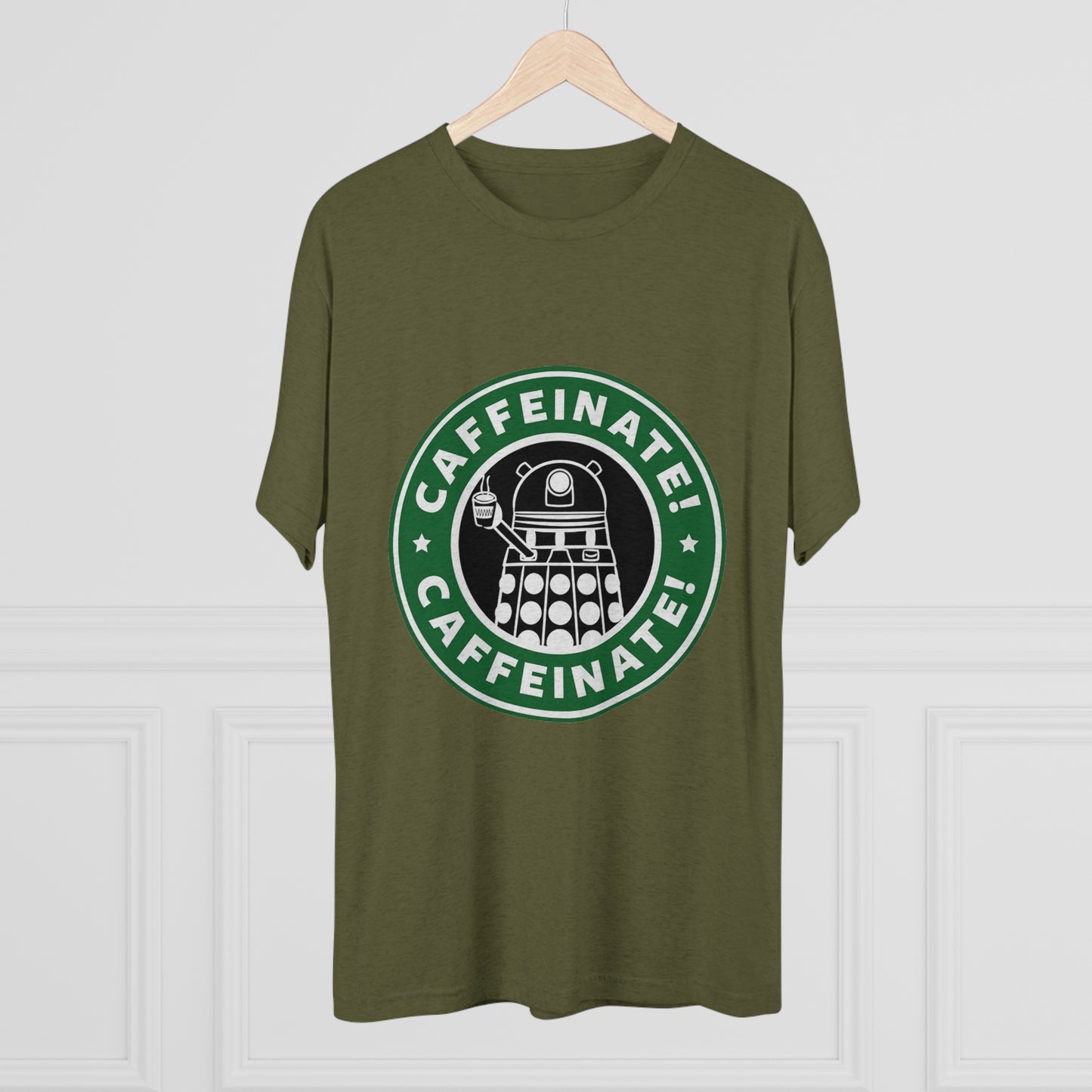 Coffee Premium Tardis Unisex Tri-Blend Crew Tee