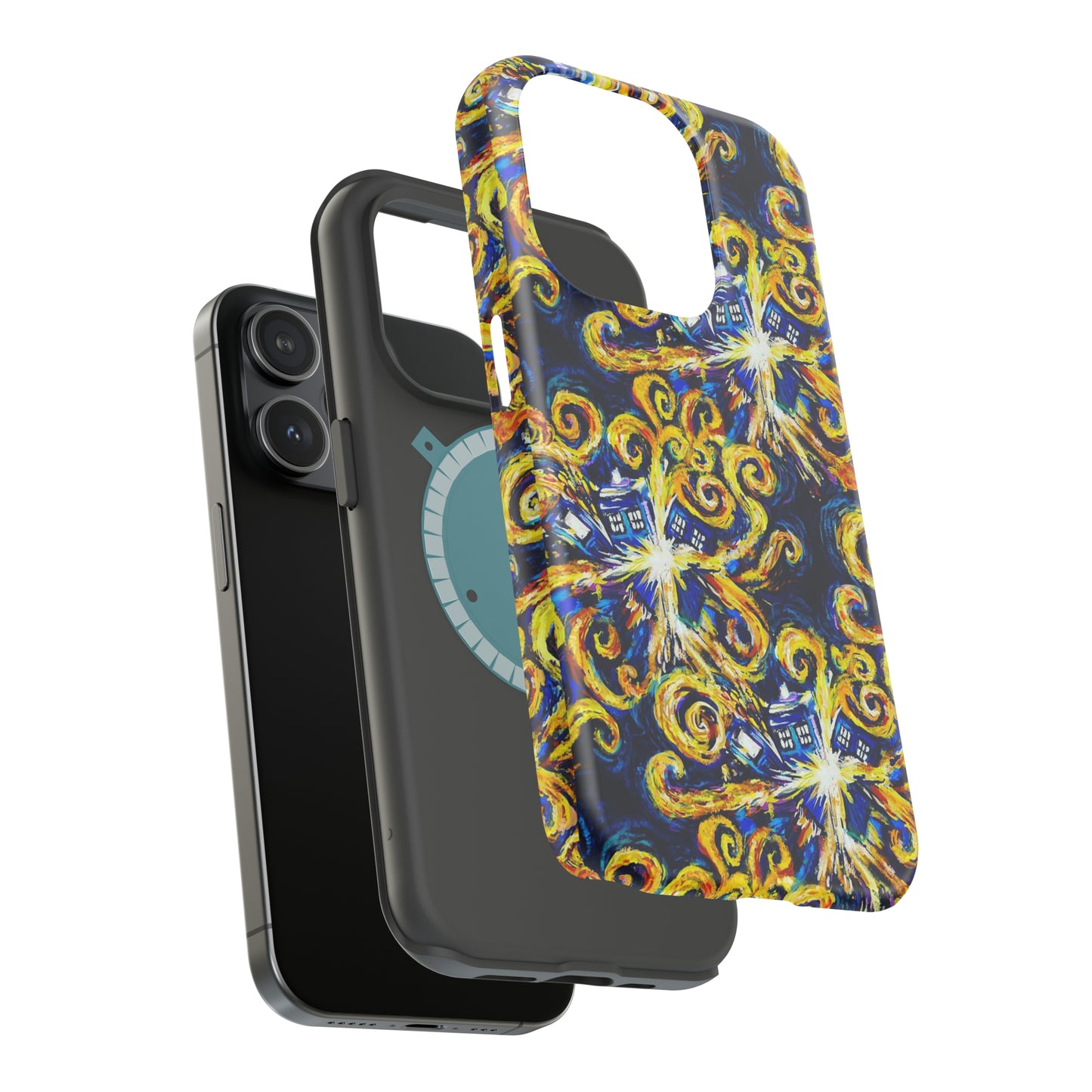 New iPhone 15 MagSafe Tough Cases Van Gogh Tardis