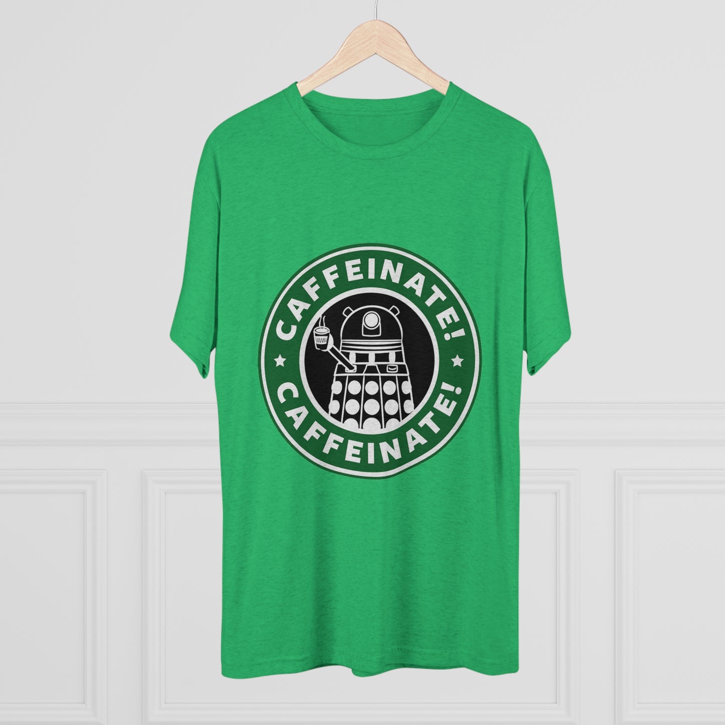 Coffee Premium Tardis Unisex Tri-Blend Crew Tee