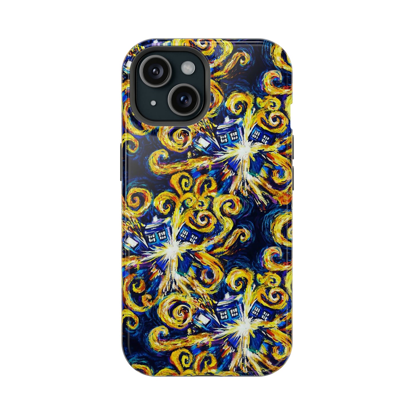 New iPhone 15 MagSafe Tough Cases Van Gogh Tardis