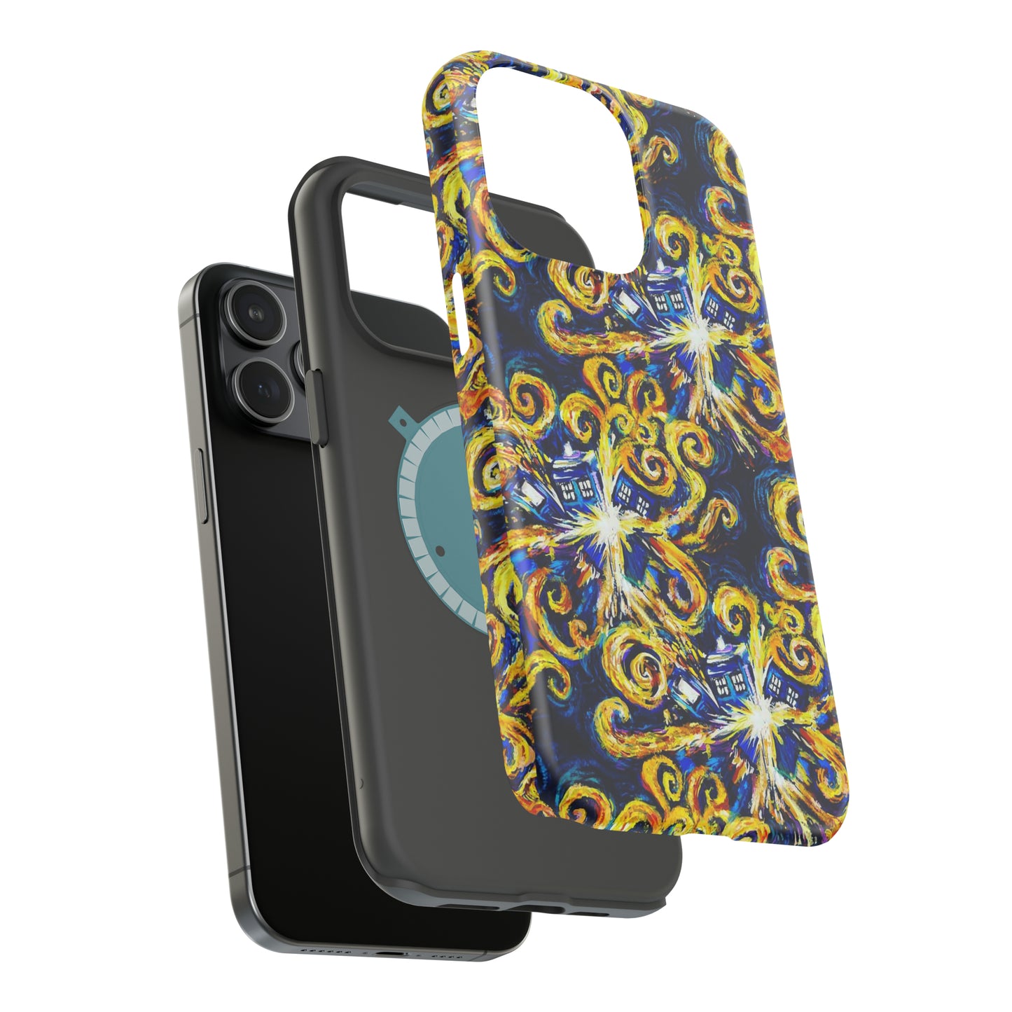 New iPhone 15 MagSafe Tough Cases Van Gogh Tardis