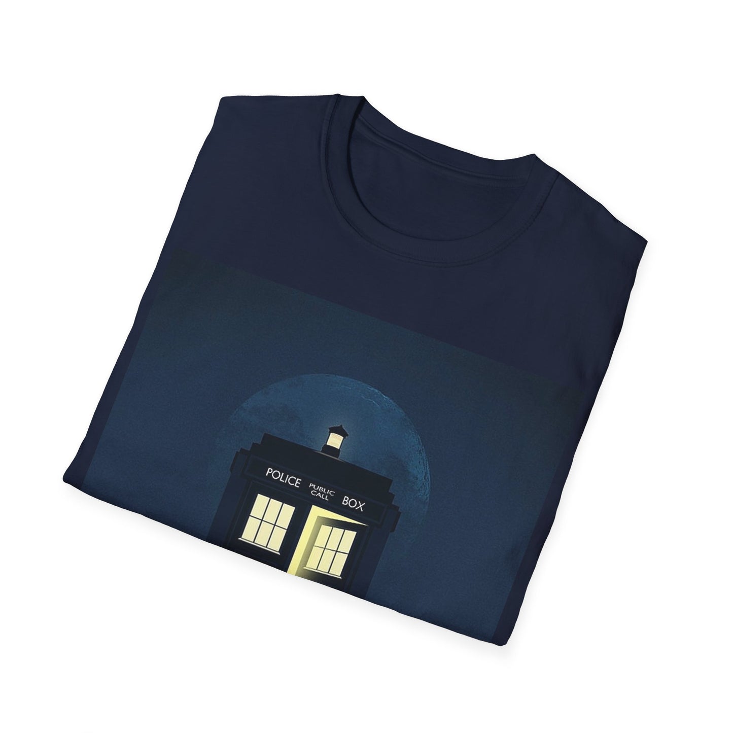 Doctor Who Tardis Allonsy Unisex Softstyle T-Shirt