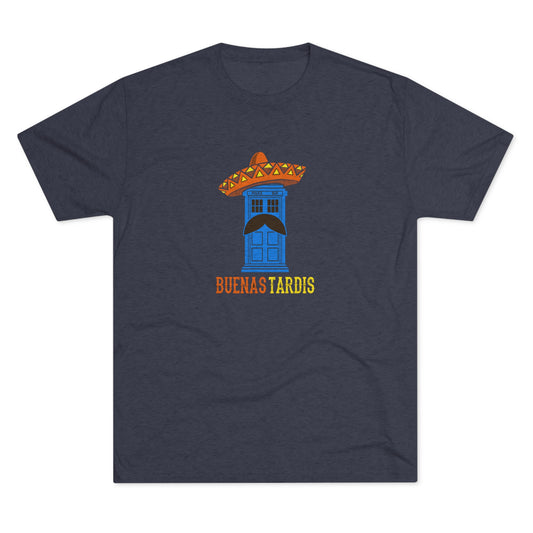 Buenas Tardis Unisex Tri-Blend Crew Tee