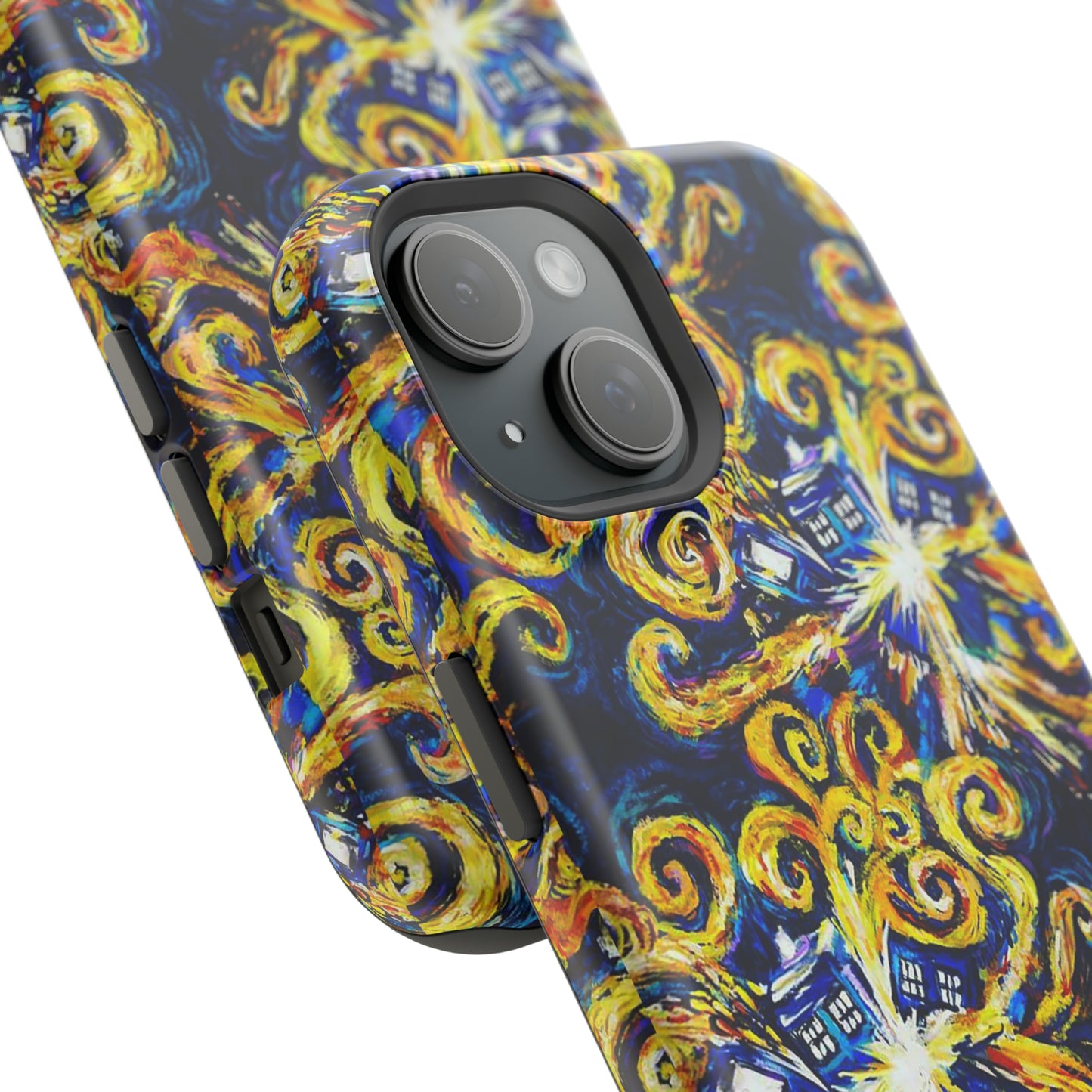 New iPhone 15 MagSafe Tough Cases Van Gogh Tardis