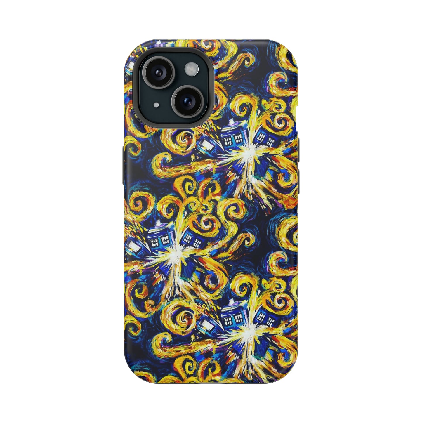 New iPhone 15 MagSafe Tough Cases Van Gogh Tardis