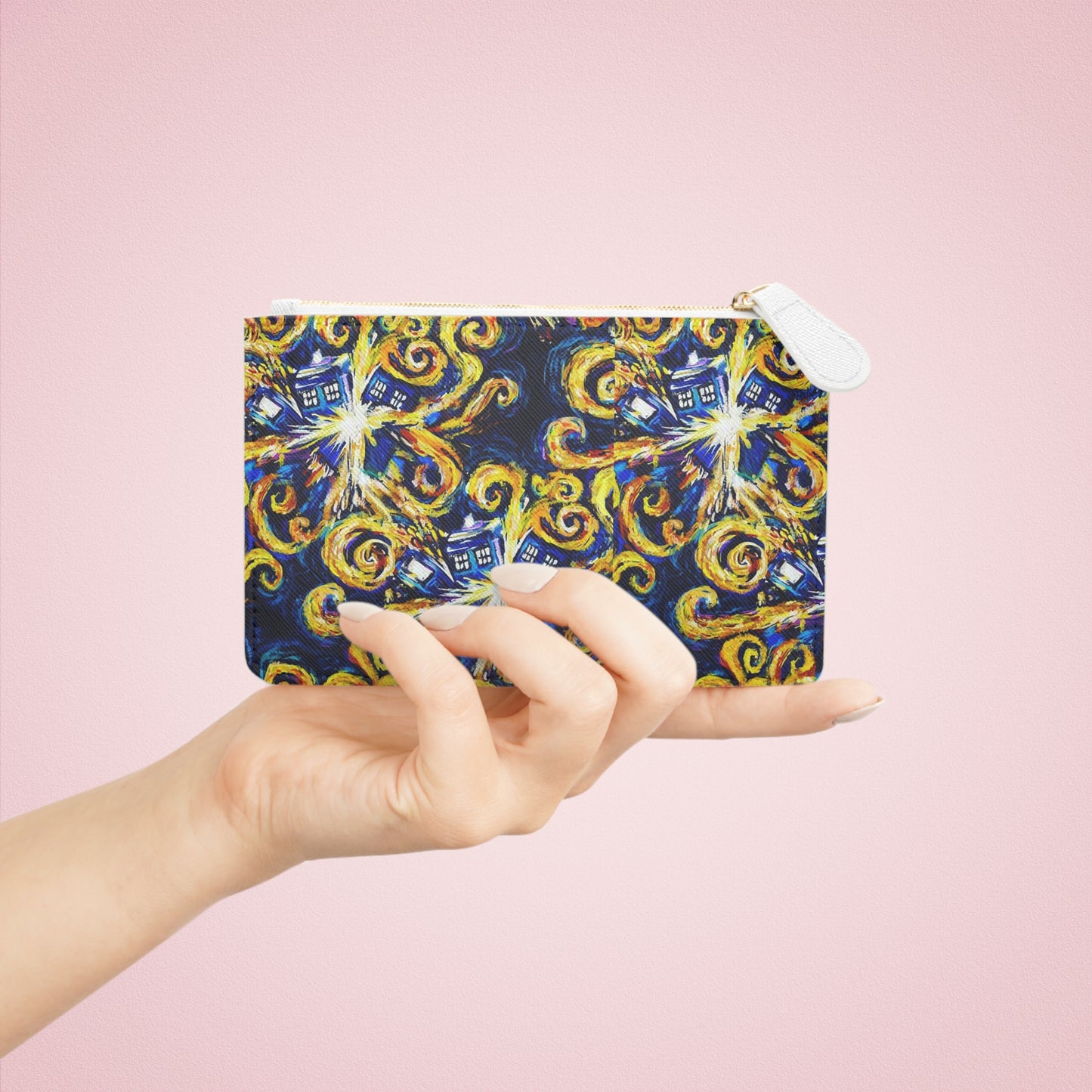 Van Gogh Tardis Mini Clutch Bag