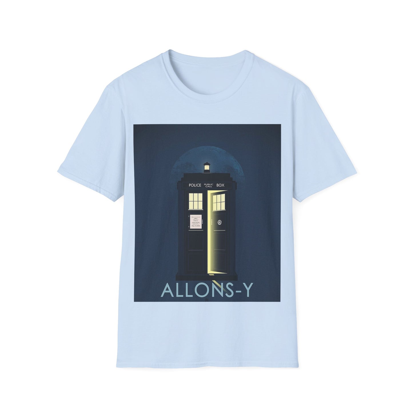 Doctor Who Tardis Allonsy Unisex Softstyle T-Shirt