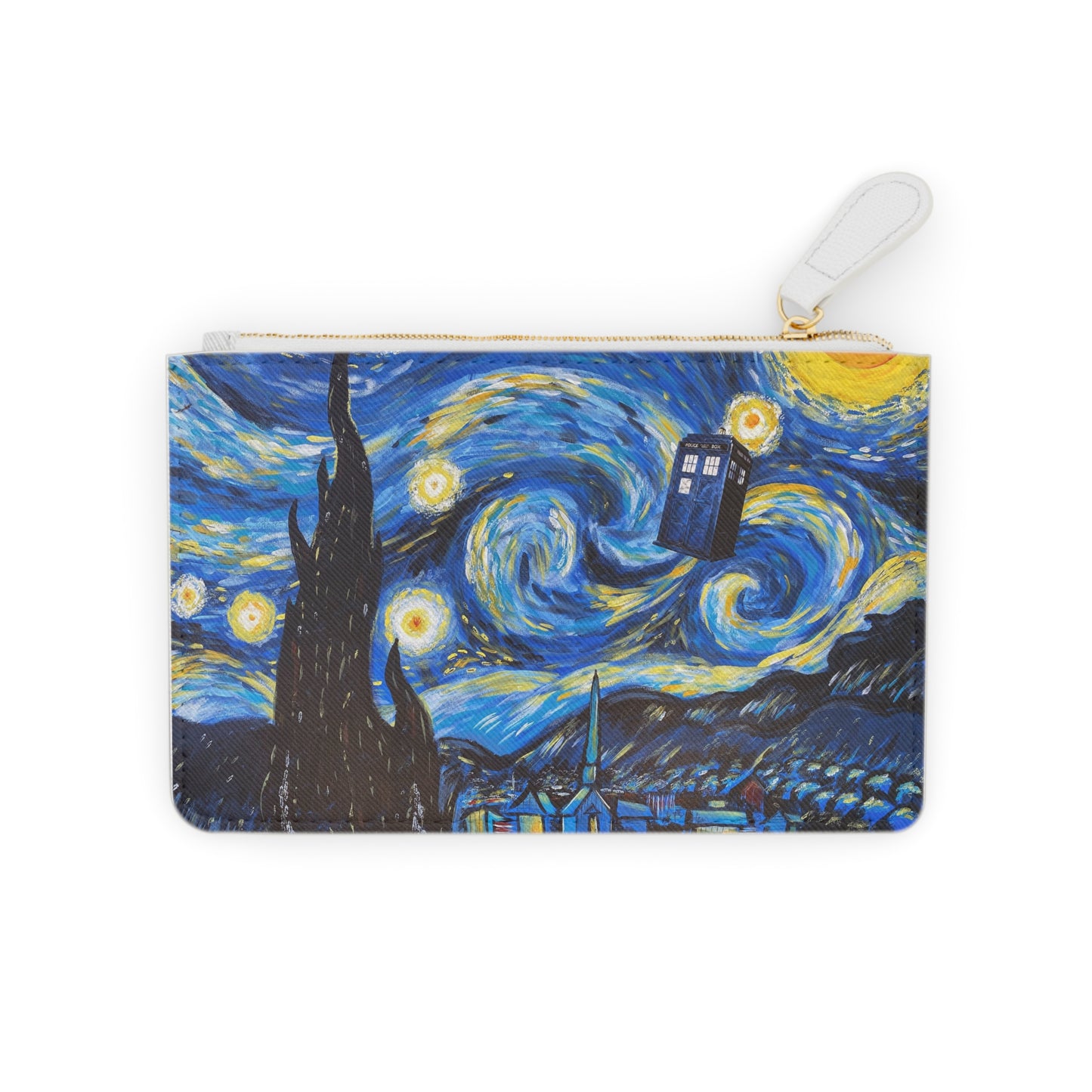 Van Gogh Tardis Mini Clutch Bag