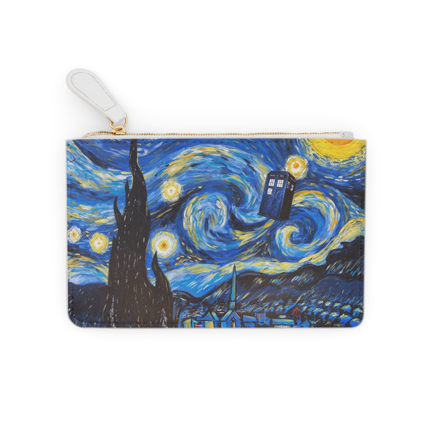 Van Gogh Tardis Mini Clutch Bag