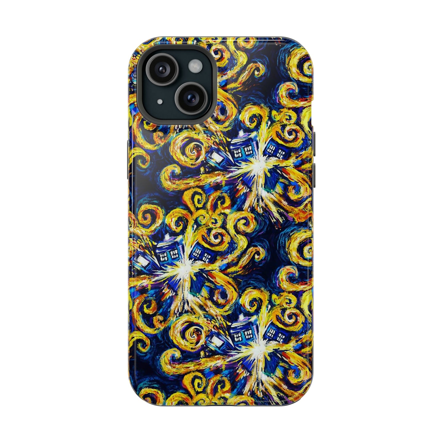 New iPhone 15 MagSafe Tough Cases Van Gogh Tardis