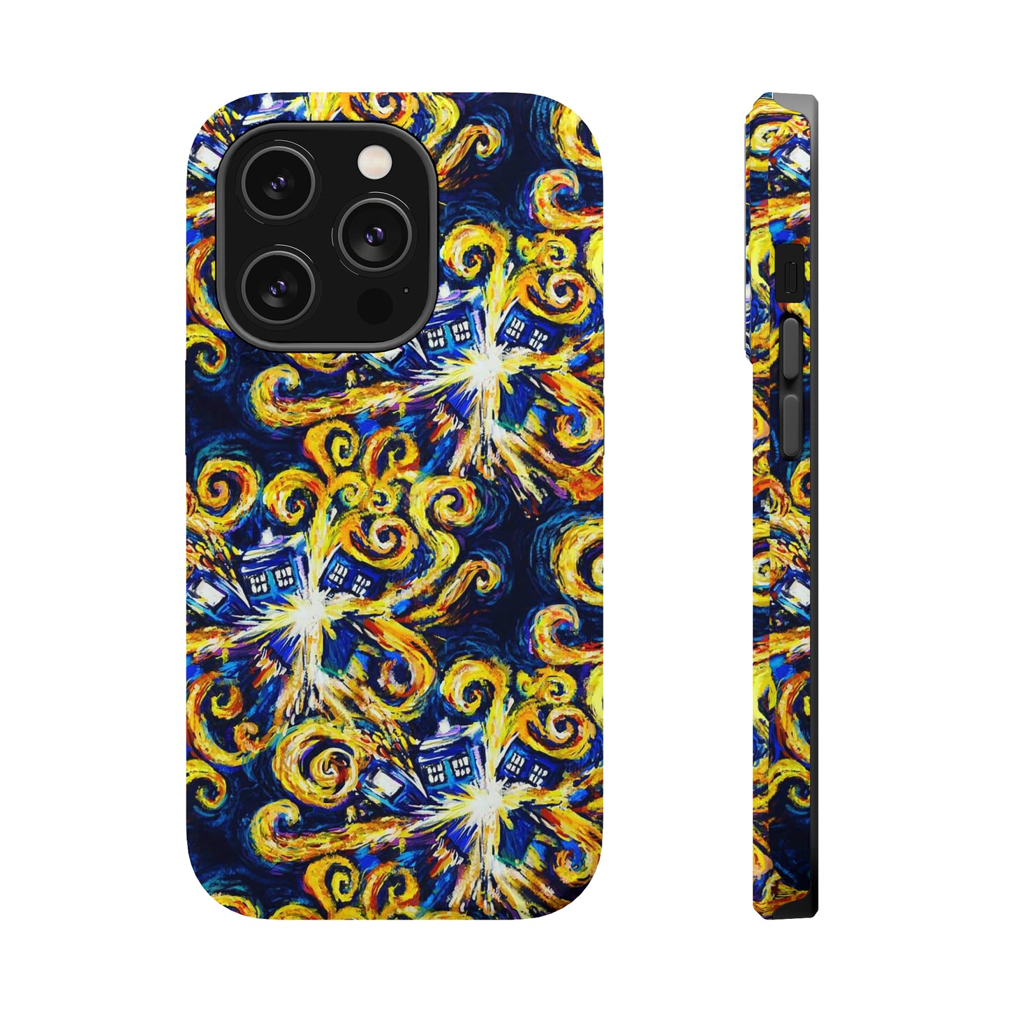 New iPhone 15 MagSafe Tough Cases Van Gogh Tardis