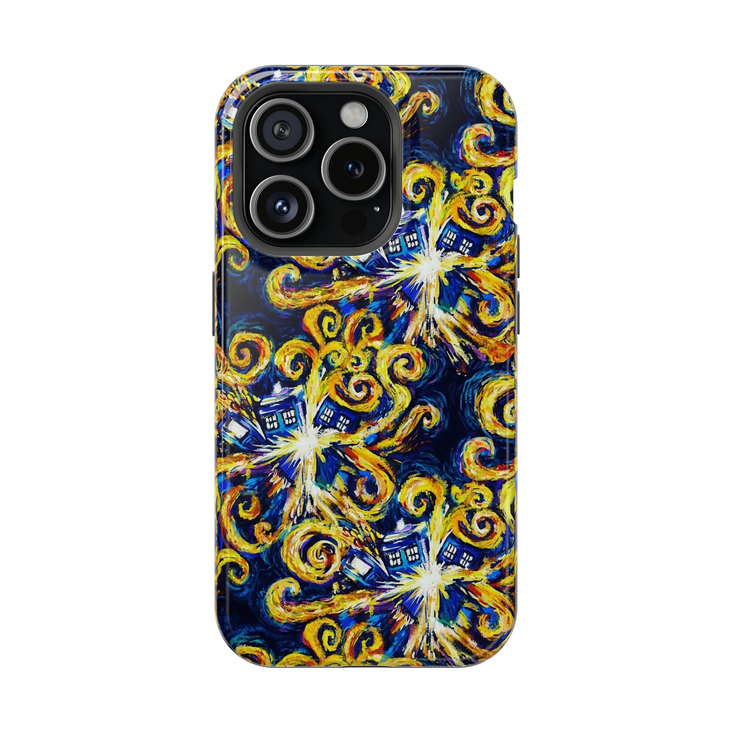 New iPhone 15 MagSafe Tough Cases Van Gogh Tardis