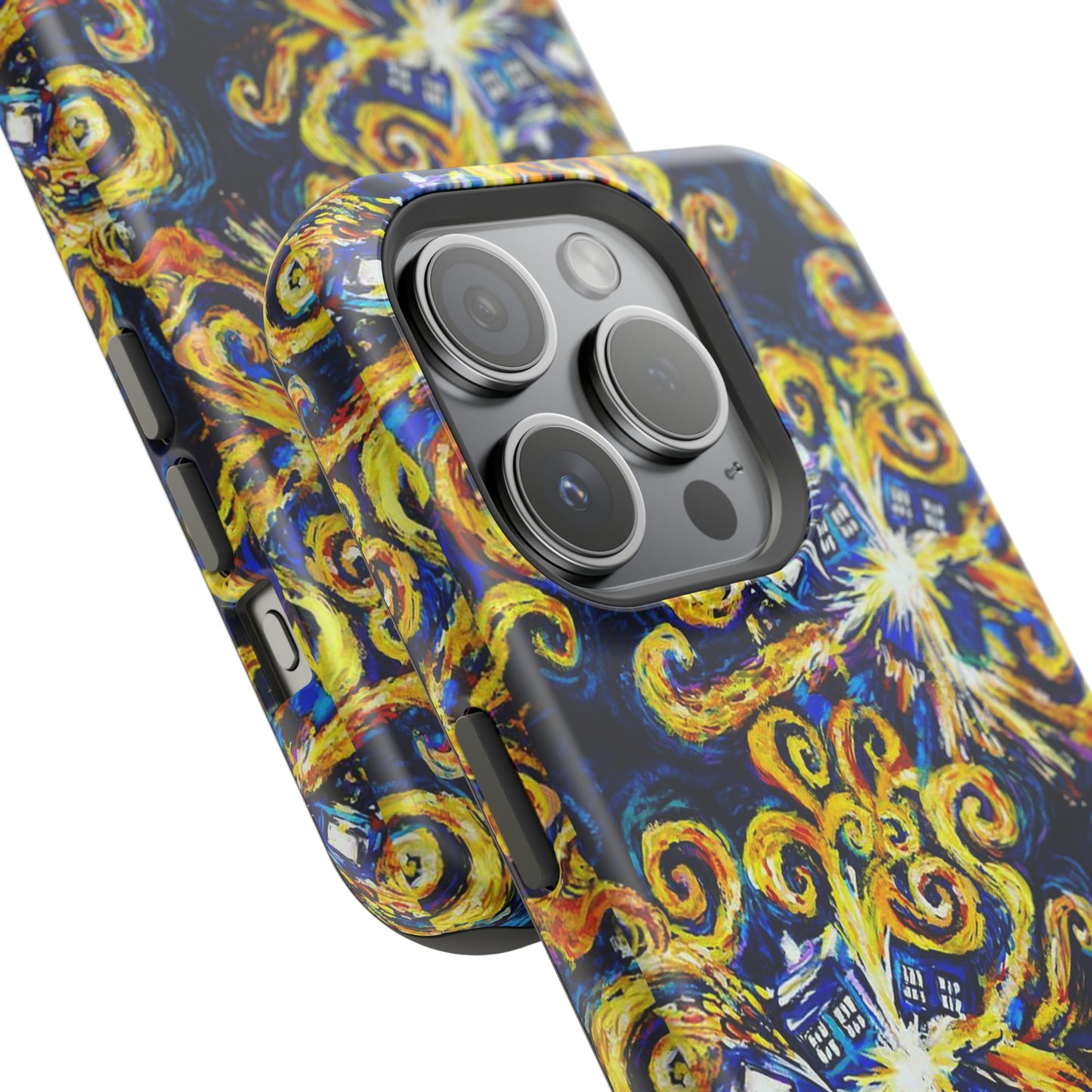 New iPhone 15 MagSafe Tough Cases Van Gogh Tardis