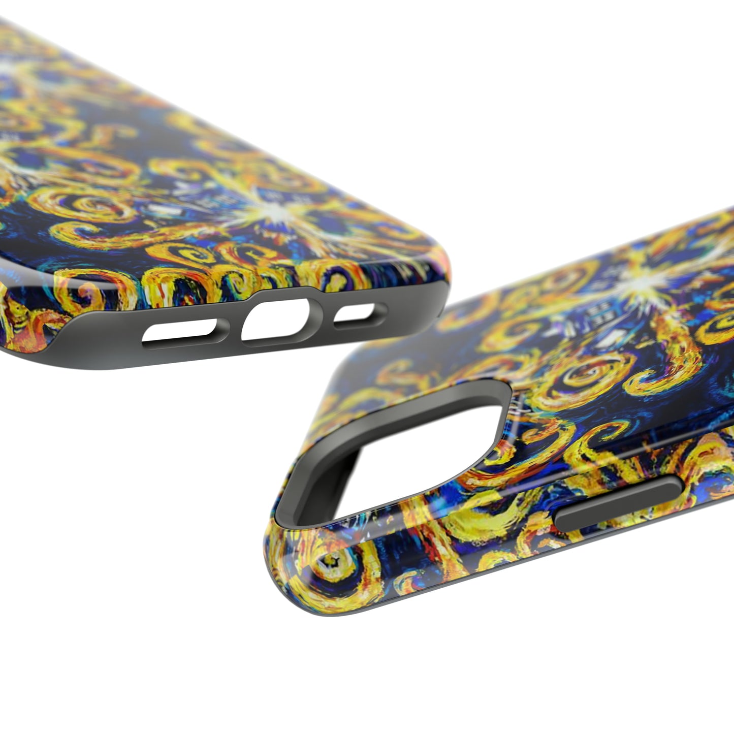 New iPhone 15 MagSafe Tough Cases Van Gogh Tardis