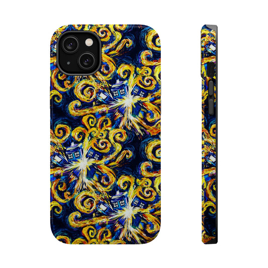 New iPhone 15 MagSafe Tough Cases Van Gogh Tardis