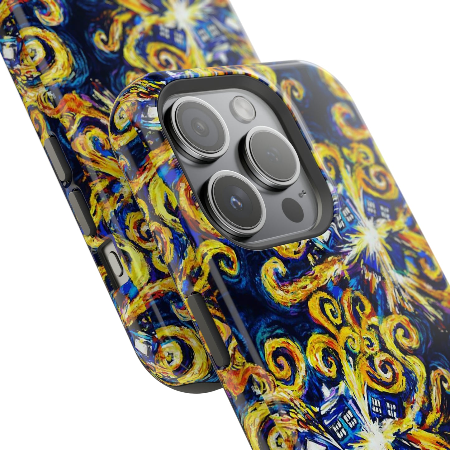 New iPhone 15 MagSafe Tough Cases Van Gogh Tardis