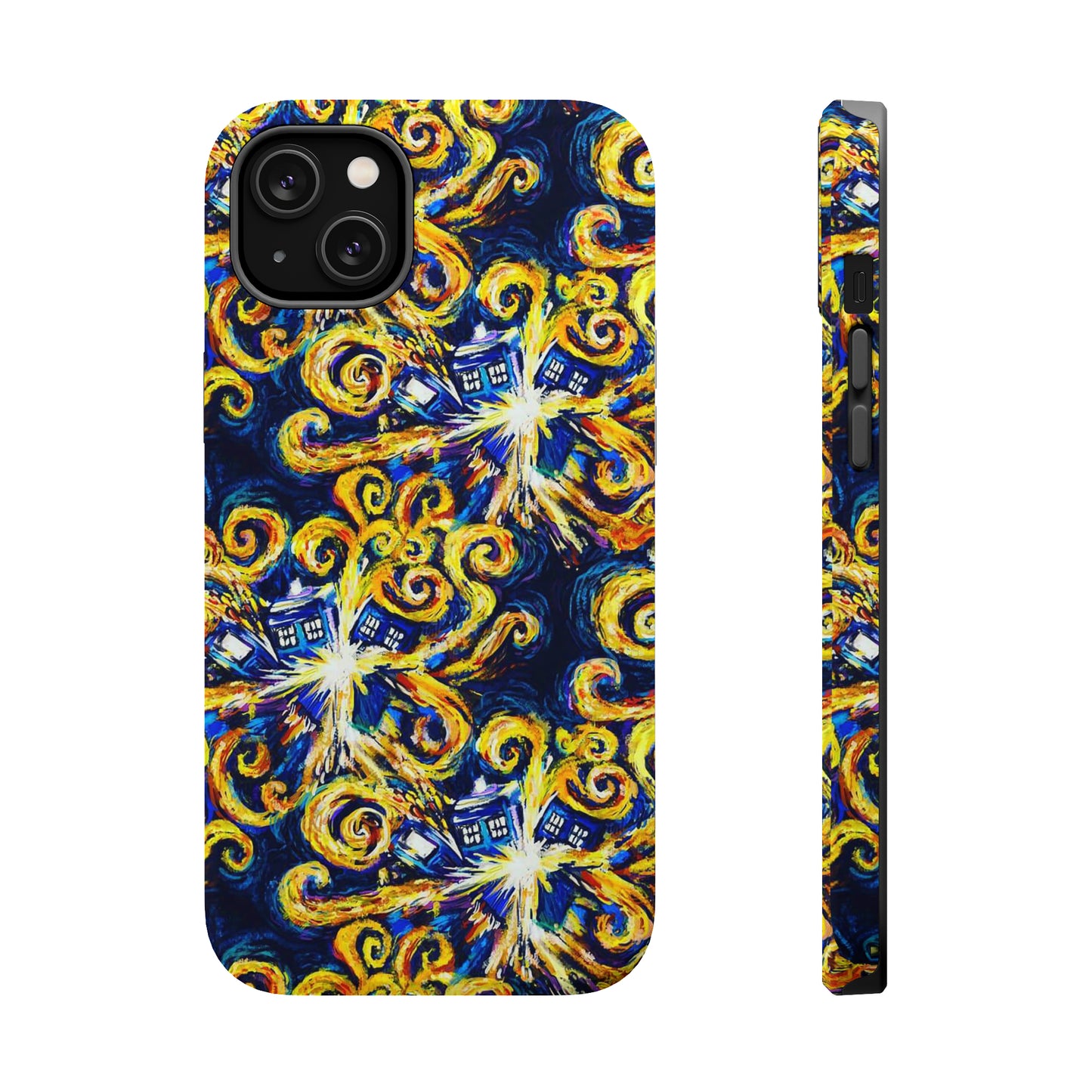 New iPhone 15 MagSafe Tough Cases Van Gogh Tardis