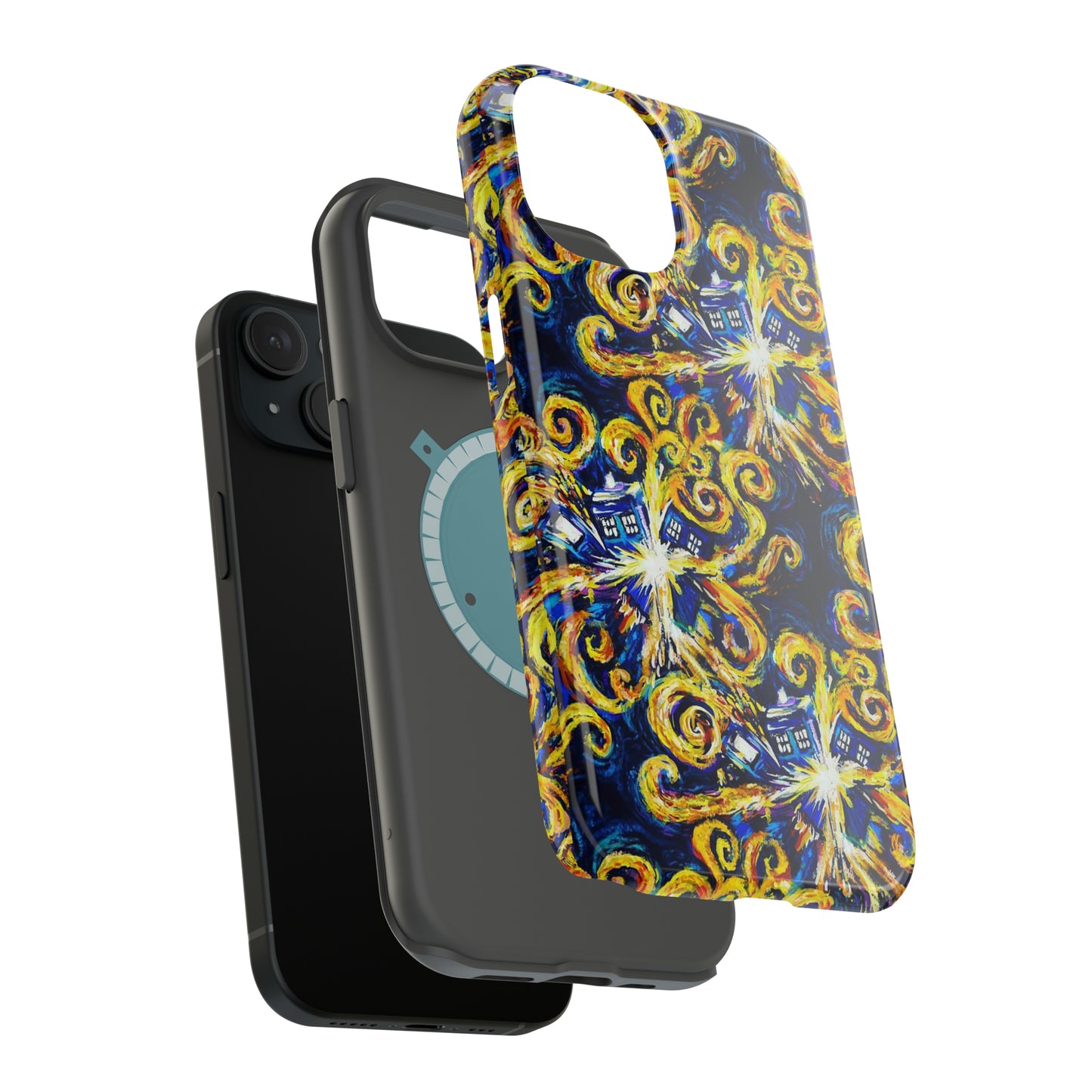 New iPhone 15 MagSafe Tough Cases Van Gogh Tardis