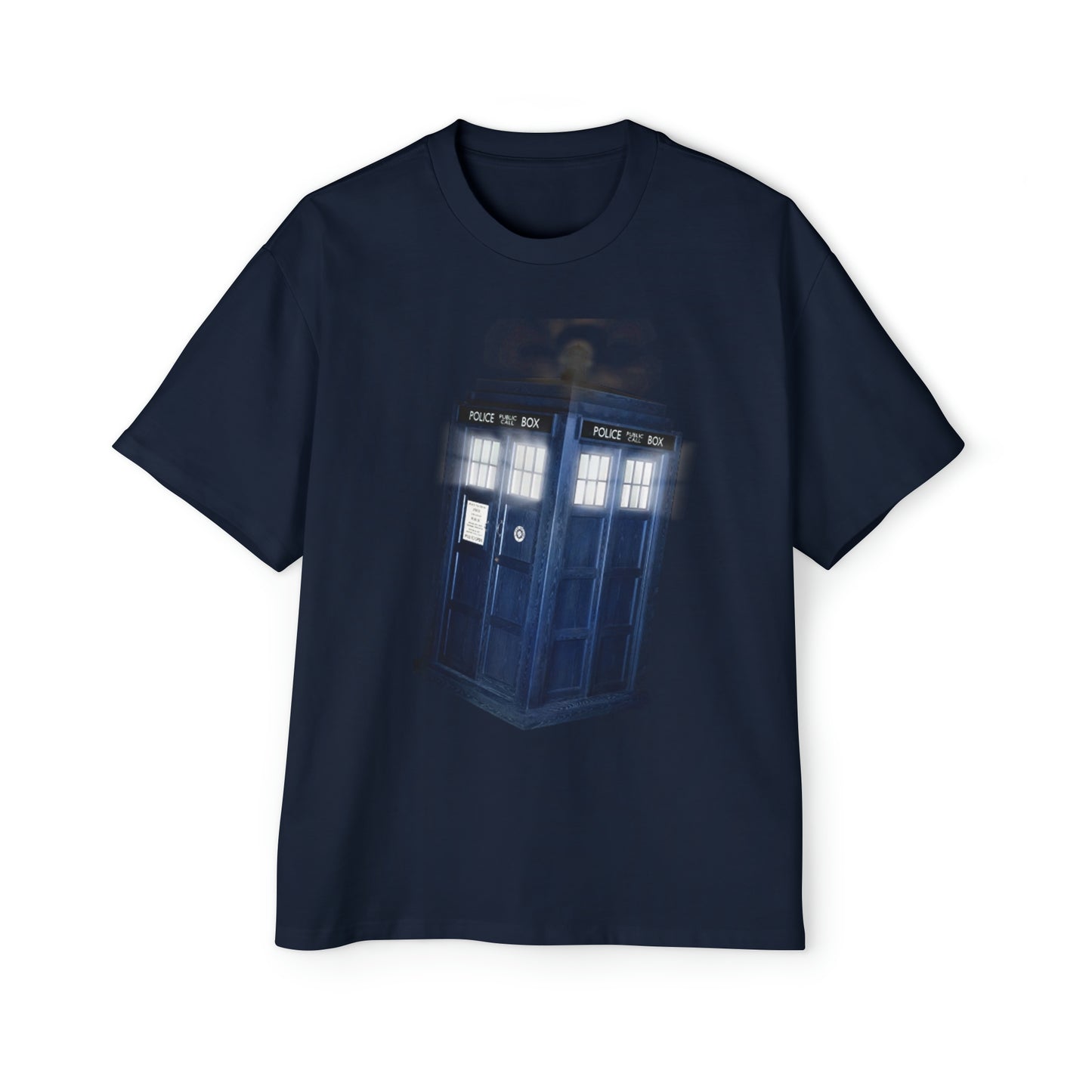 New Tardis Men's Heavy Oversized Tee