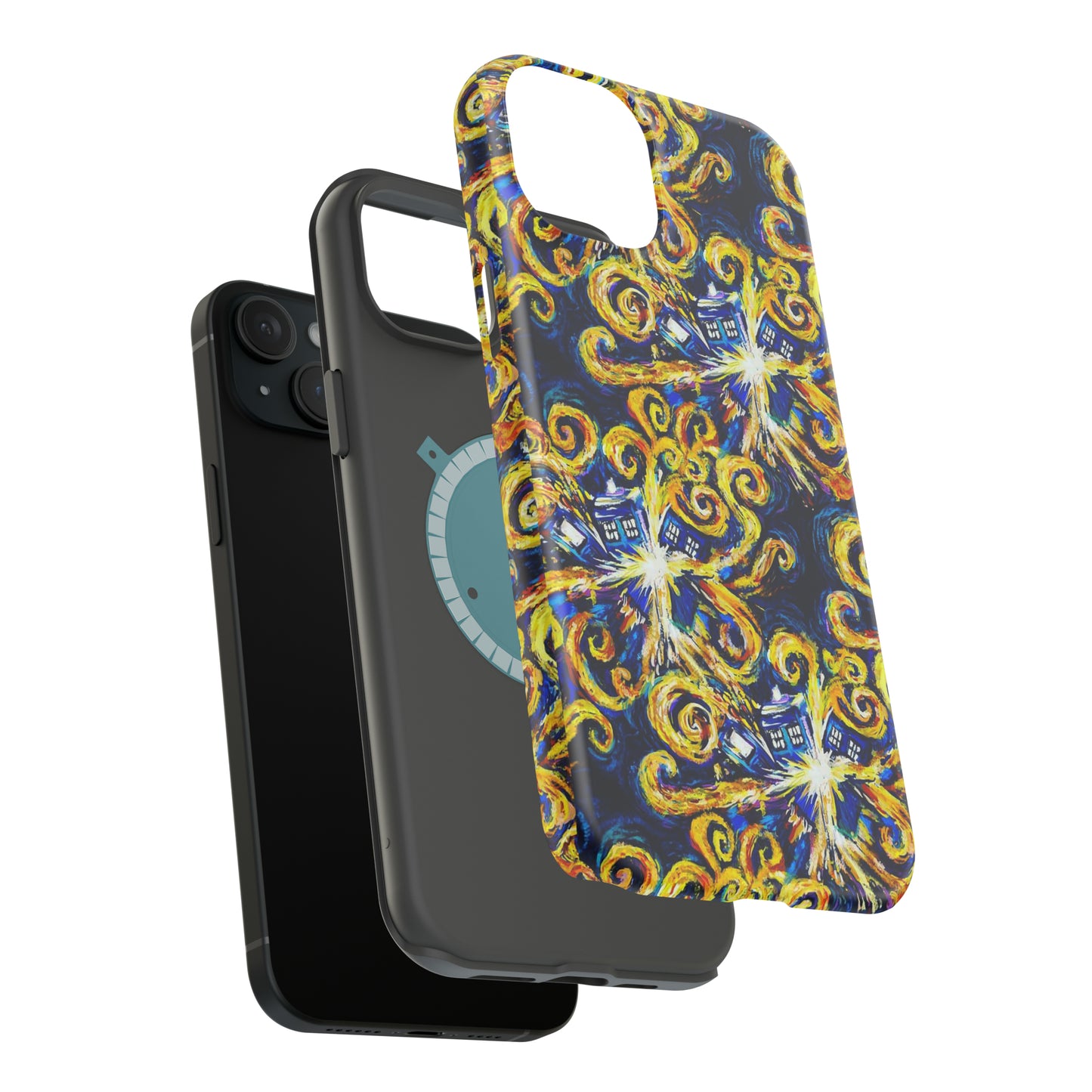 New iPhone 15 MagSafe Tough Cases Van Gogh Tardis