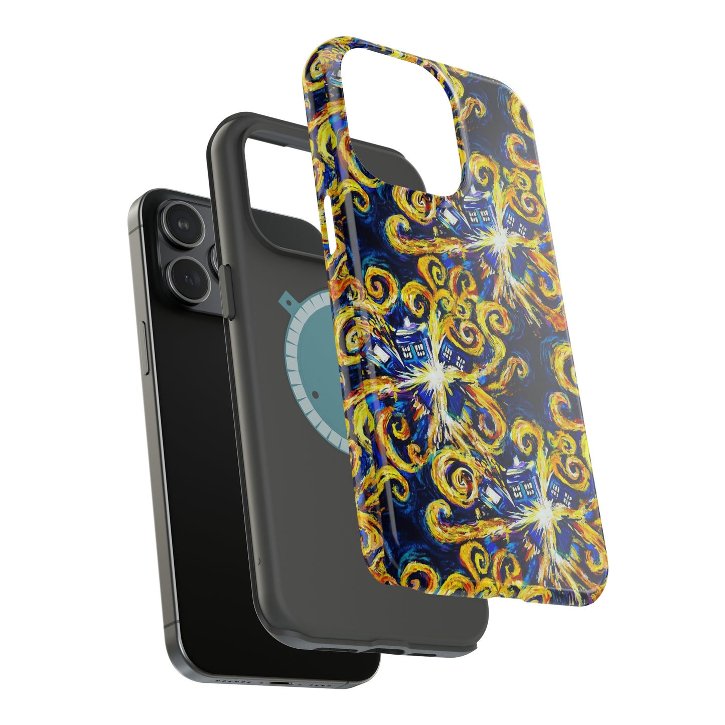 New iPhone 15 MagSafe Tough Cases Van Gogh Tardis