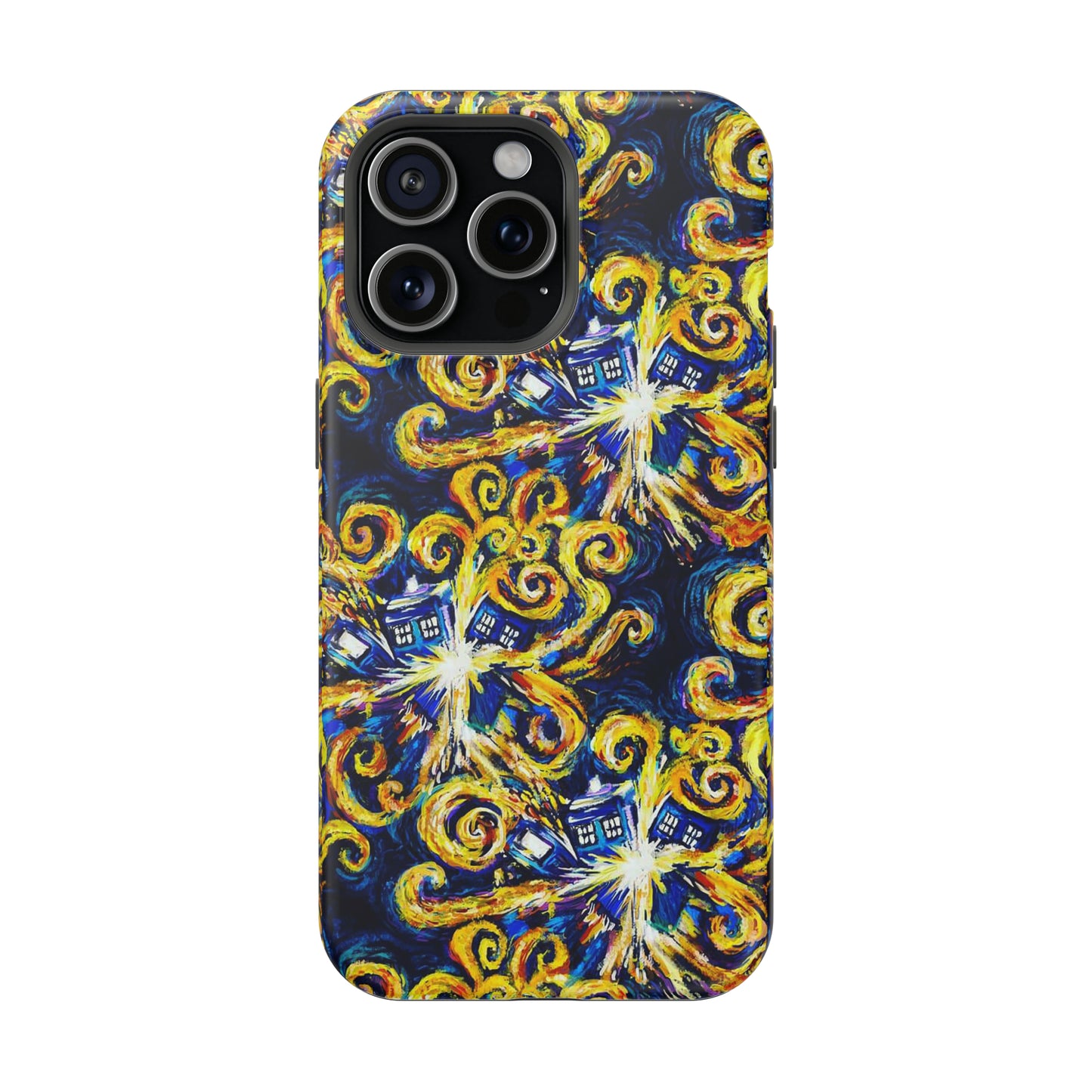 New iPhone 15 MagSafe Tough Cases Van Gogh Tardis