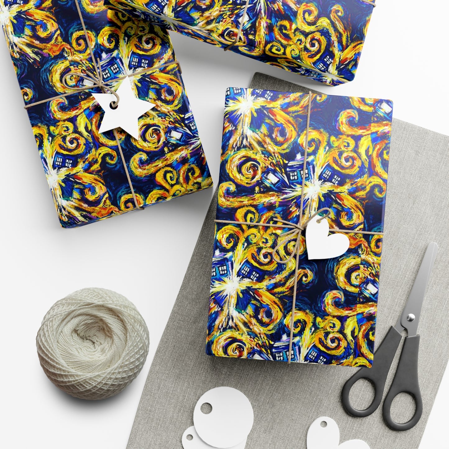 Doctor Who Van Gogh Gift Wrap Papers