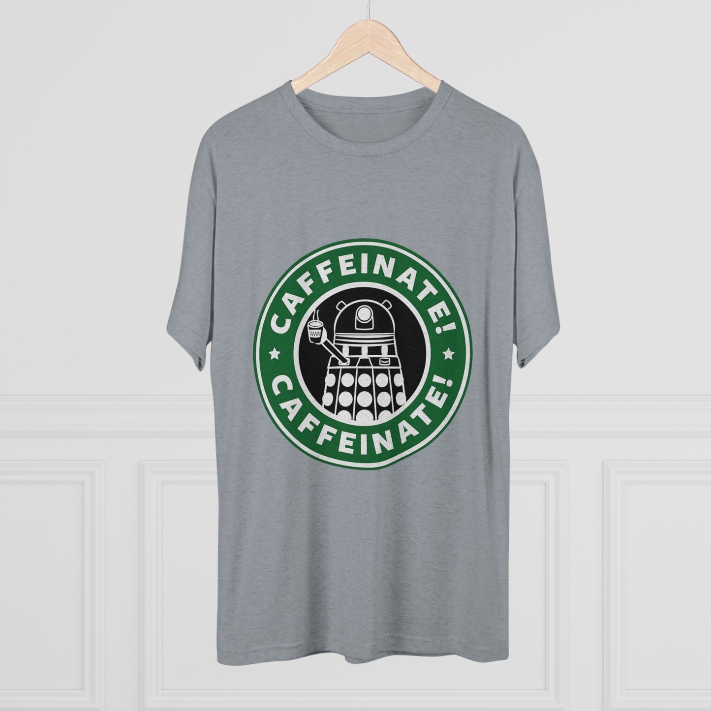 Coffee Premium Tardis Unisex Tri-Blend Crew Tee