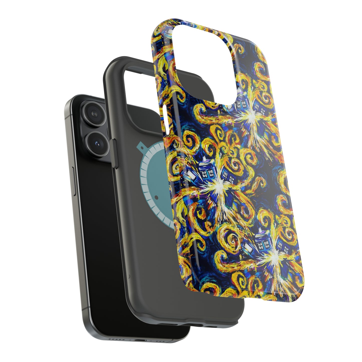 New iPhone 15 MagSafe Tough Cases Van Gogh Tardis