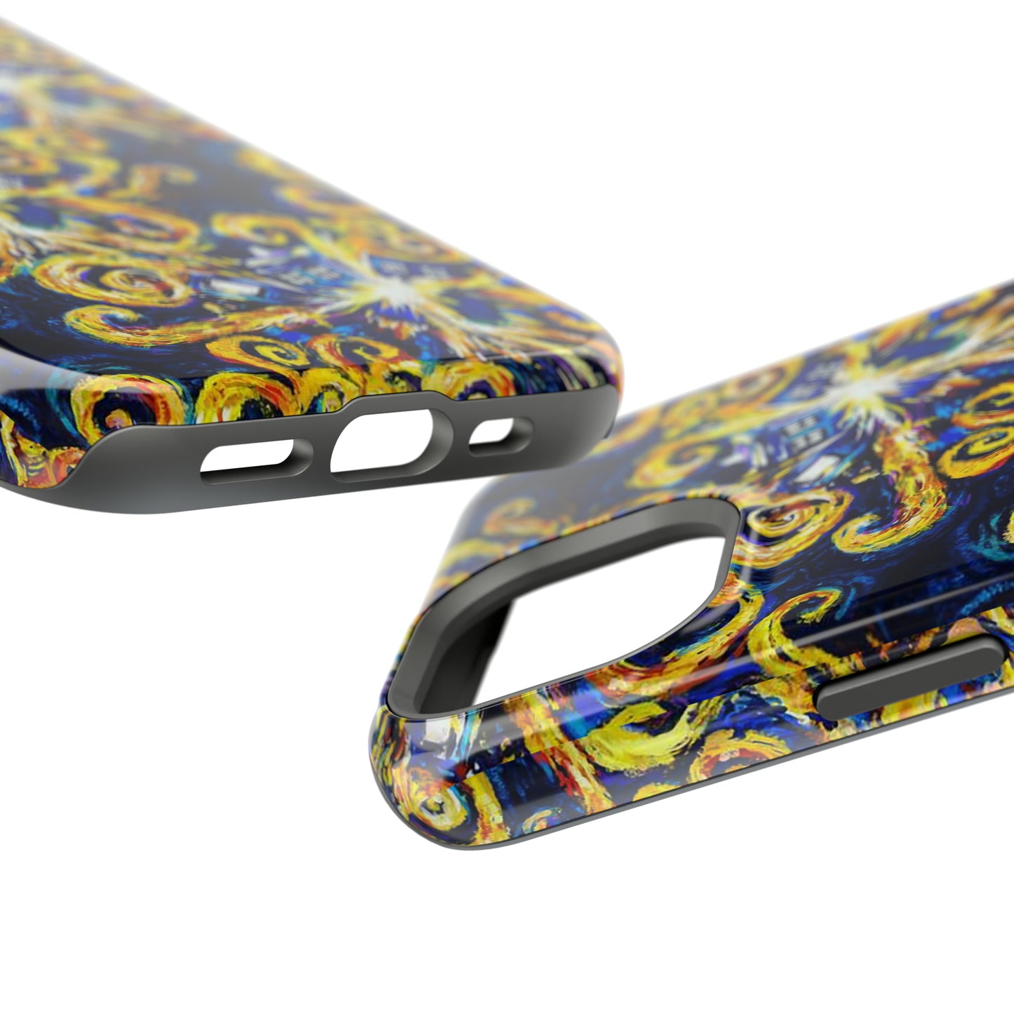 New iPhone 15 MagSafe Tough Cases Van Gogh Tardis