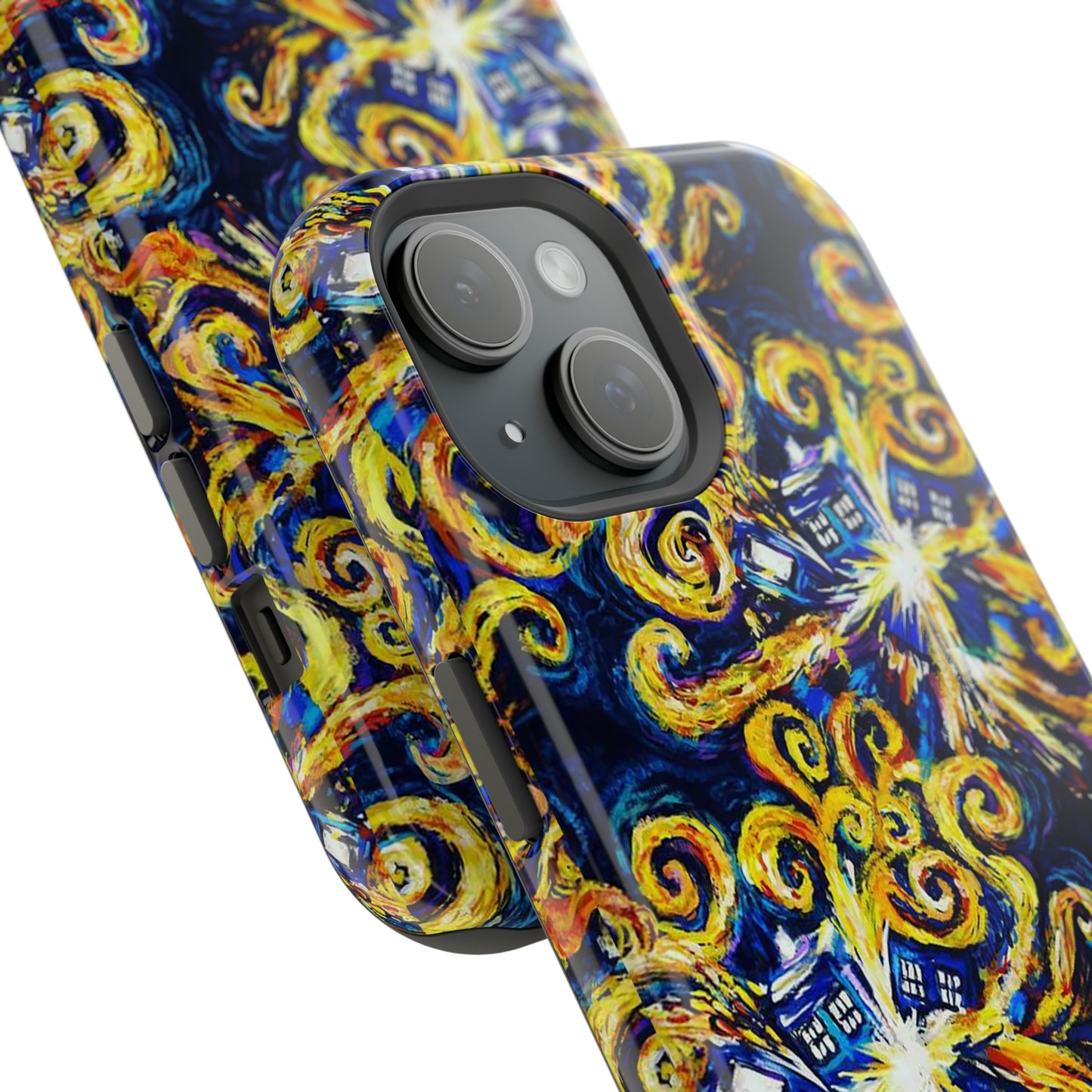 New iPhone 15 MagSafe Tough Cases Van Gogh Tardis