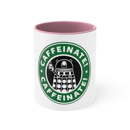 Doctor Who Caffeinate Accent Coffee Mug, 11oz