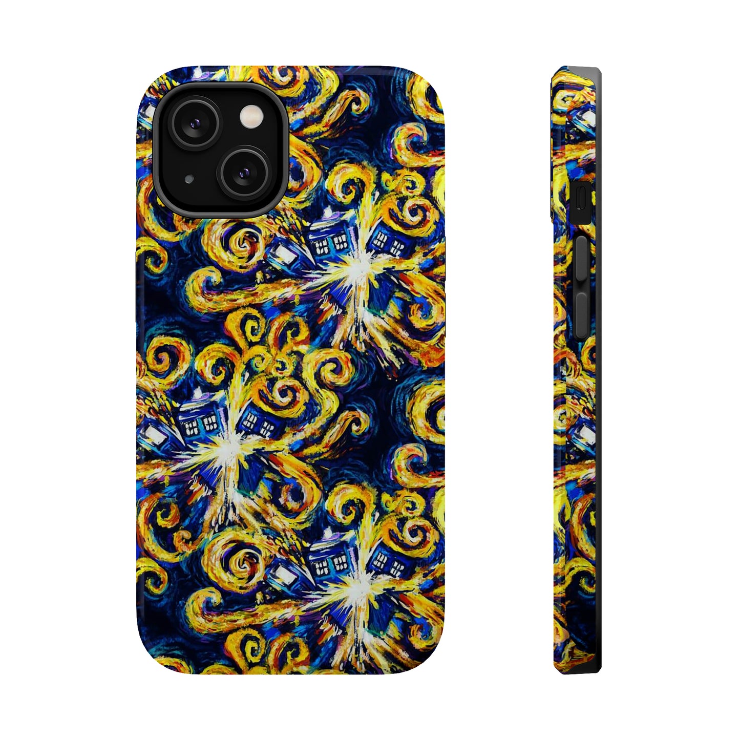 New iPhone 15 MagSafe Tough Cases Van Gogh Tardis