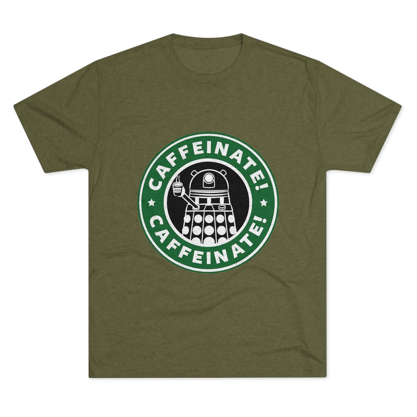 Coffee Premium Tardis Unisex Tri-Blend Crew Tee